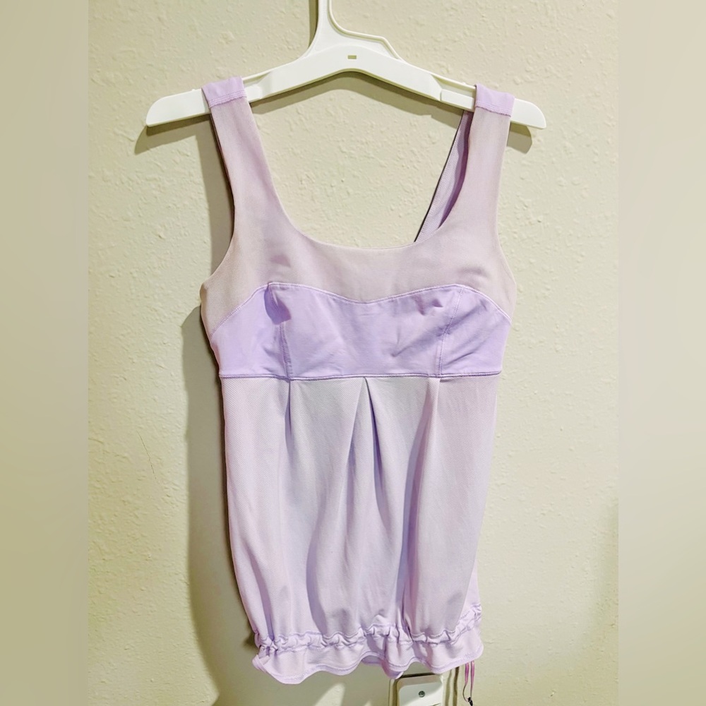💜 Lululemon Tame Me Tank Light Lavender 💜